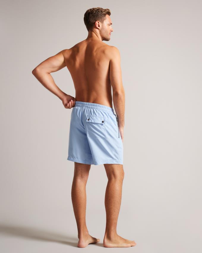 Short Ted Baker Plain Swim Bleu Clair Homme | LFA-78913606